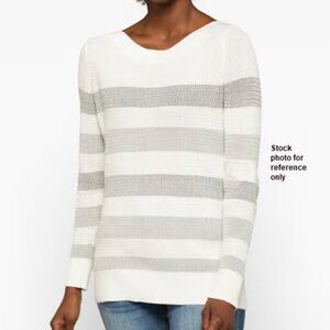 Market & Spruce Tawnee Cotton Blend Waffle Stitch Sweater